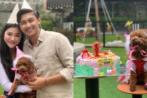 8 Momen perayaan ulang tahun anjing Caesar Hito & Felicya, meriah