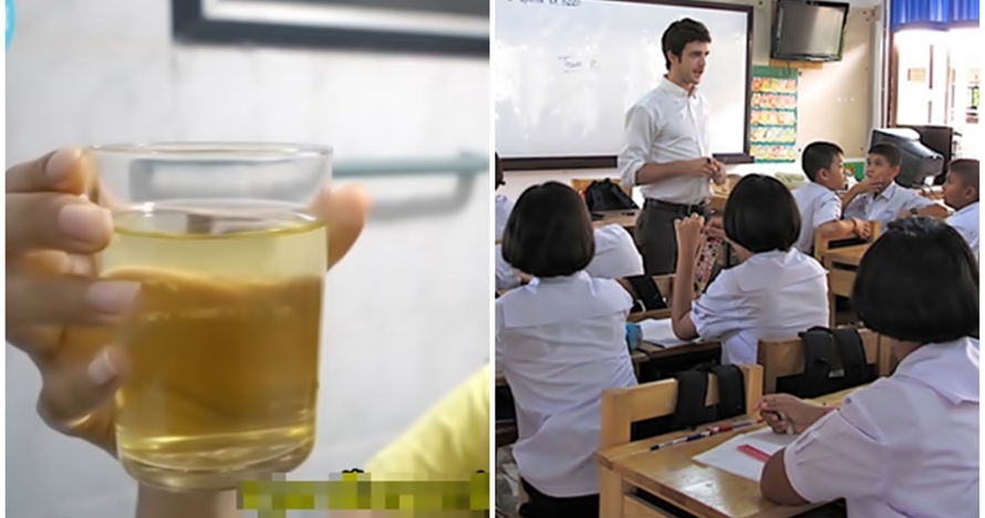 Guru ini suruh siswa minum air urinnya, alasannya tak masuk akal