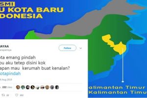 10 Cuitan lucu tanggapi ibu kota pindah, isinya malah curhat