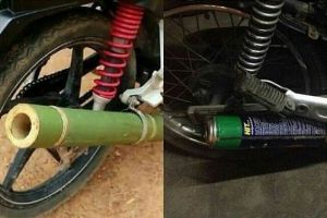 10 Modifikasi knalpot sepeda motor ini bikin tepuk jidat