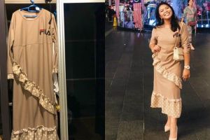 Viral, wanita ke Kuala Lumpur Fashion Week pakai gaun dari pasar malam