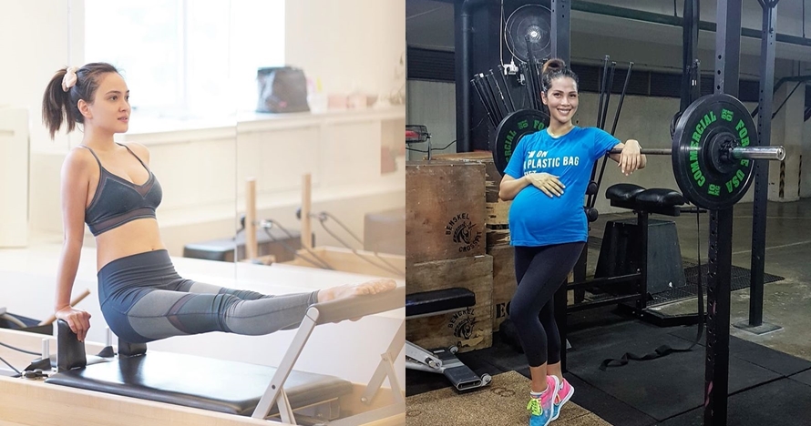 Jaga kondisi tubuh, 7 seleb ini tetap rutin olahraga saat hamil