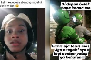 10 Momen absurd yang dialami penumpang ojek online, bikin ngakak