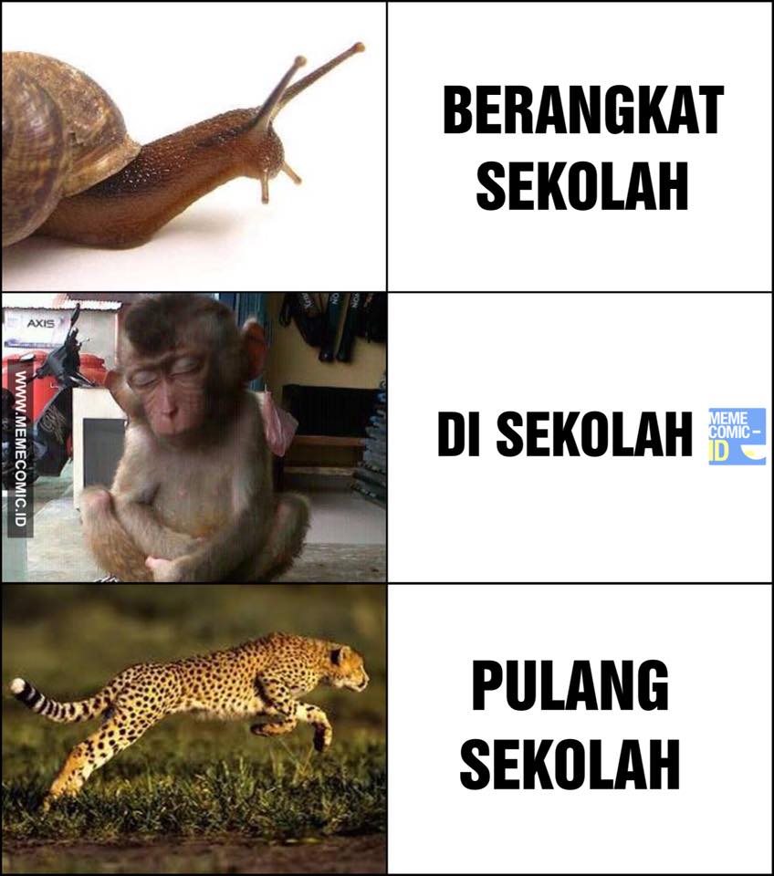 8 Meme lucu saat pulang sekolah cepat ini bikin ngakak nostalgia