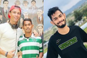 Momen lepas kangen Martunis dan Cristiano Ronaldo, penuh haru