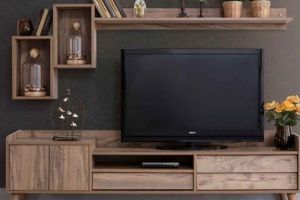 20 Desain meja TV kekinian, rumah makin bergaya