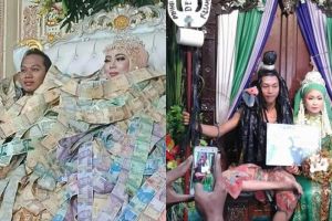 Pose 10 pengantin di pelaminan ini bikin nggak habis pikir