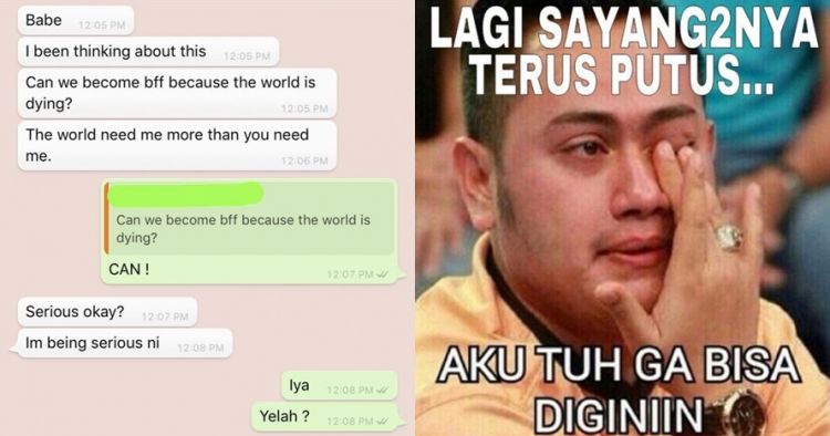 Antimainstream Alasan Cewek Ini Putuskan Pacar Bikin Tepuk Jidat