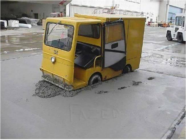 10 Potret penyebab cor semen jalanan rusak ini bikin tepuk jidat