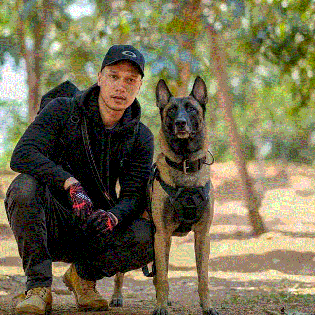 10 Momen gemas anjing 'pembunuh' milik Bima Aryo ikut pemotretan