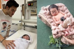 Potret new born baby Kenzie keponakan Rizky Nazar, temanya unik