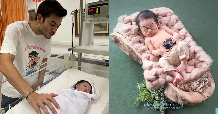 Potret new born baby Kenzie keponakan Rizky Nazar, temanya unik