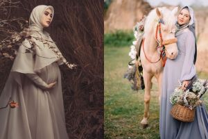 Inspirasi gaya maternity 10 seleb berhijab, simpel dan elegan