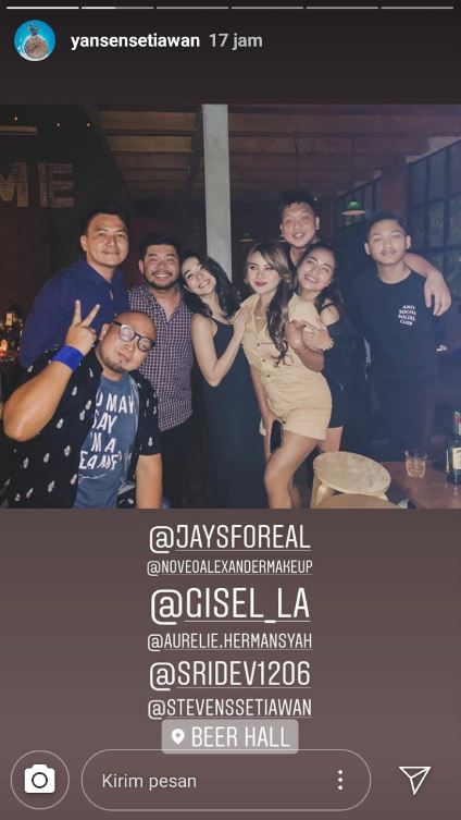 Viral, video Gisella asyik dugem bukan dengan Wijin