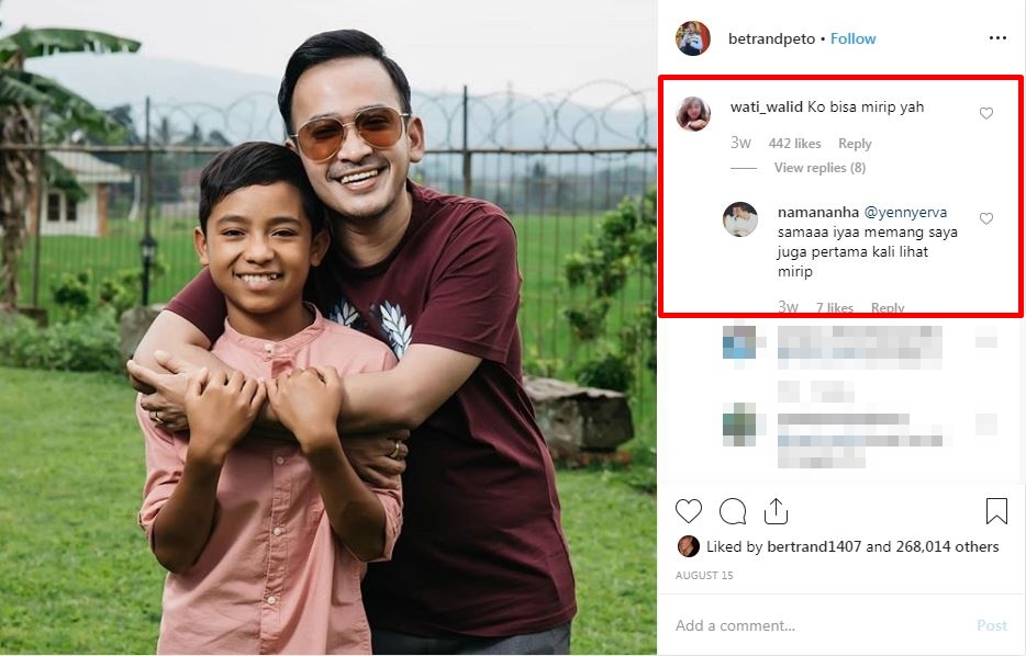 Tak punya ikatan darah, ini 7 bukti Ruben Onsu & Bertrand mirip