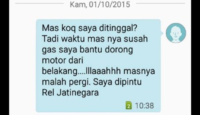 7 Momen lucu penumpang ojek online ditinggal driver, apes tapi kocak