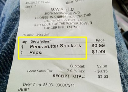 10 Pesan tersembunyi di nota makanan ini bikin pembeli tepuk jidat