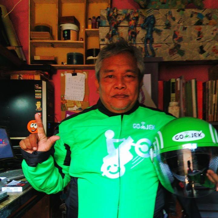 Bagong Soebardjo, driver ojek online Go-Jek pertama di Jogja