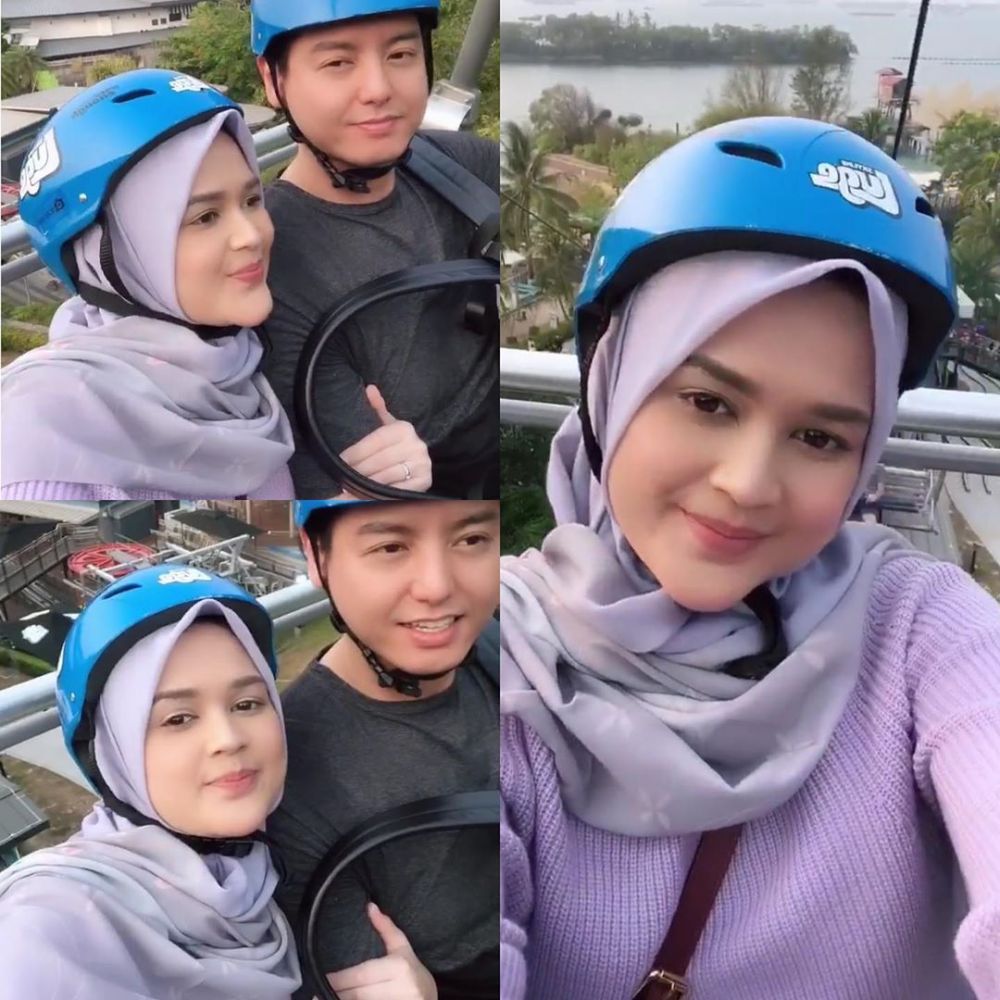 10 Momen bulan madu Roger & Cut Meyriska, penampilannya curi perhatian