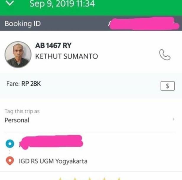 Aksi driver taksi online selamatkan anak penumpang, bikin salut