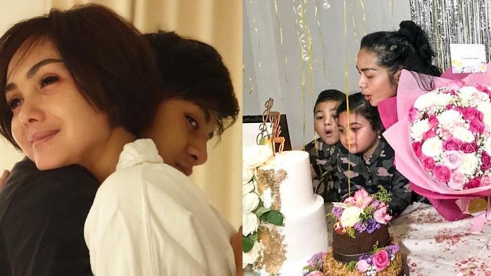 Sama-sama cantik, ini 6 potret Yuni Shara vs Krisdayanti tanpa makeup