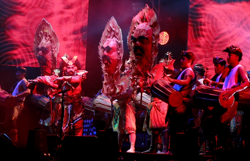 Ada aura magis kisah asli Bali di atas panggung utama Soundrenaline