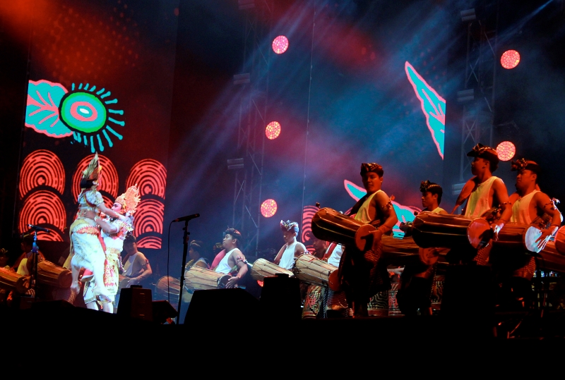Ada aura magis kisah asli Bali di atas panggung utama Soundrenaline
