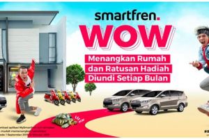 Smartfren bagi-bagi motor, mobil, & rumah buat kamu, ini caranya