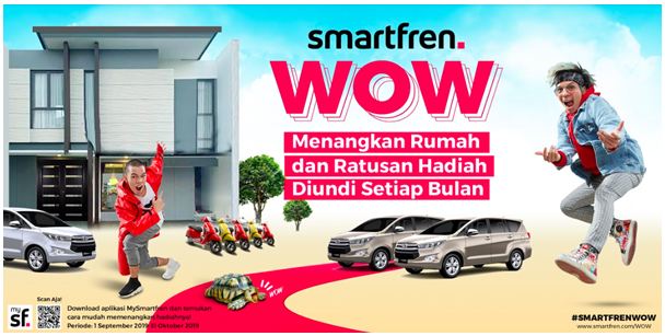 Smartfren bagi-bagi motor, mobil, & rumah buat kamu, ini caranya