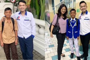 7 Momen Betrand Peto ke sekolah baru diantar Ruben & Sarwendah