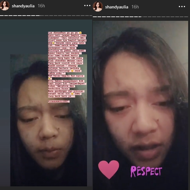 Ciduk haters yang menghujatnya, reaksi Shandy Aulia bikin salut
