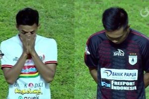 Pemain Persija dan Persipura heningkan cipta untuk BJ Habibie