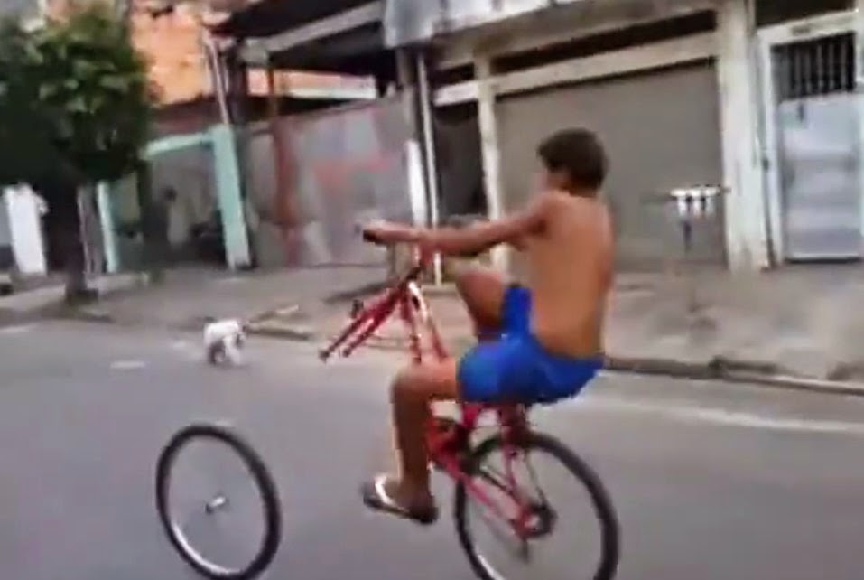 7 Kelakuan lucu anak kecil saat main sepeda ini gereget abis