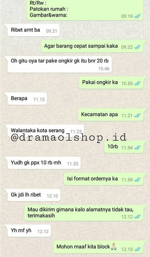 10 Chat soal ongkos kirim online shop ini bikin penjual harus sabar
