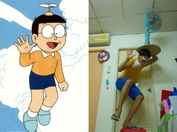 10 Cosplay gagal tokoh film Doraemon ini bikin ketawa cekikikan