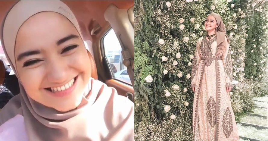 Cerita Marcella Simon pertama kali belajar salat, cuma pakai HP