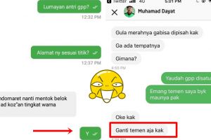 10 Chat lucu balas dendam driver ojek online ke pelanggan ini kocak