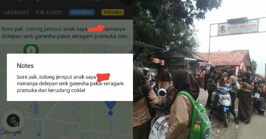 9 Chat lucu driver ojek online diminta jemput anak sekolah, kocak