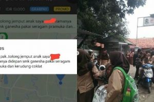 9 Chat lucu driver ojek online diminta jemput anak sekolah, kocak