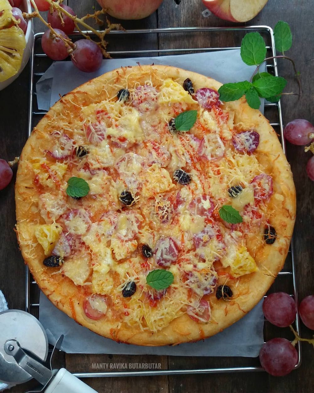 Resep pizza buah