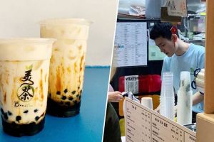 Penjual brown sugar milk tea ini disebut mirip Song Joong-ki