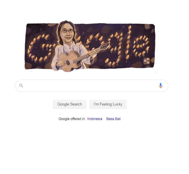 Chrisye ulang tahun, Google Doodle tampilkan sosok mendiang