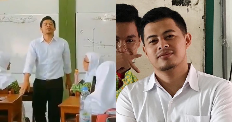 Viral guru ganteng digombalin murid, ini lho sosoknya