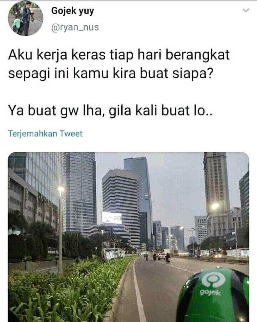 7 Quote lucu ala driver ojek online ini mengocok perut