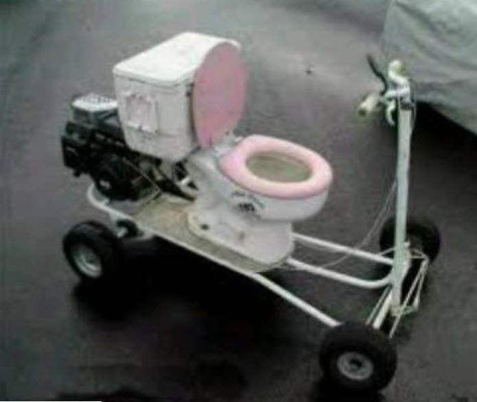 10 Lifehack modifikasi kendaraan pakai perabot rumah tangga, kreatif