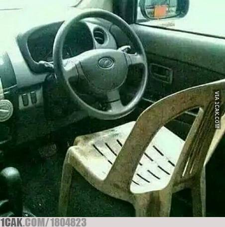 10 Lifehack modifikasi kendaraan pakai perabot rumah tangga, kreatif