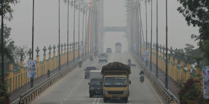 Dampak kabut asap, belasan ribu masyarat di Riau terkena ISPA