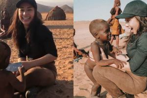 9 Momen Nikita Willy & pacar liburan ke Afrika, seru bareng anak suku