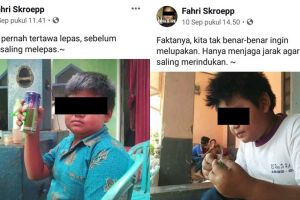 10 Status galau Fahri Skroepp, bocah sadboy yang lagi viral