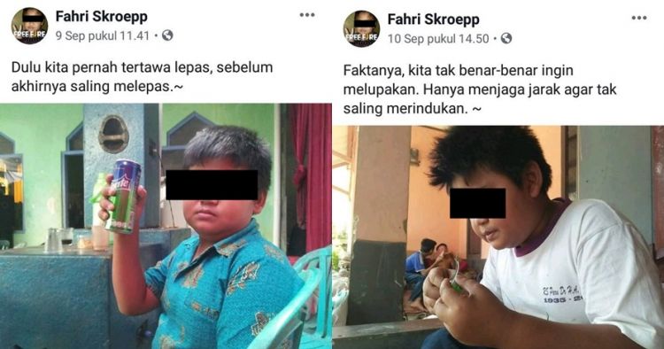 10 Status galau Fahri  Skroepp  bocah sadboy yang lagi viral